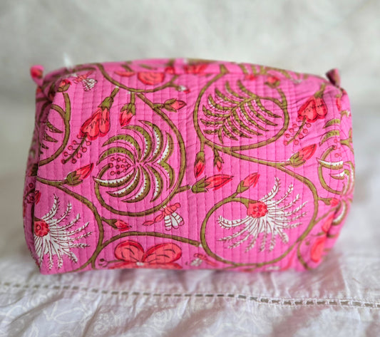 Rani Garden Quilted Pouch Set