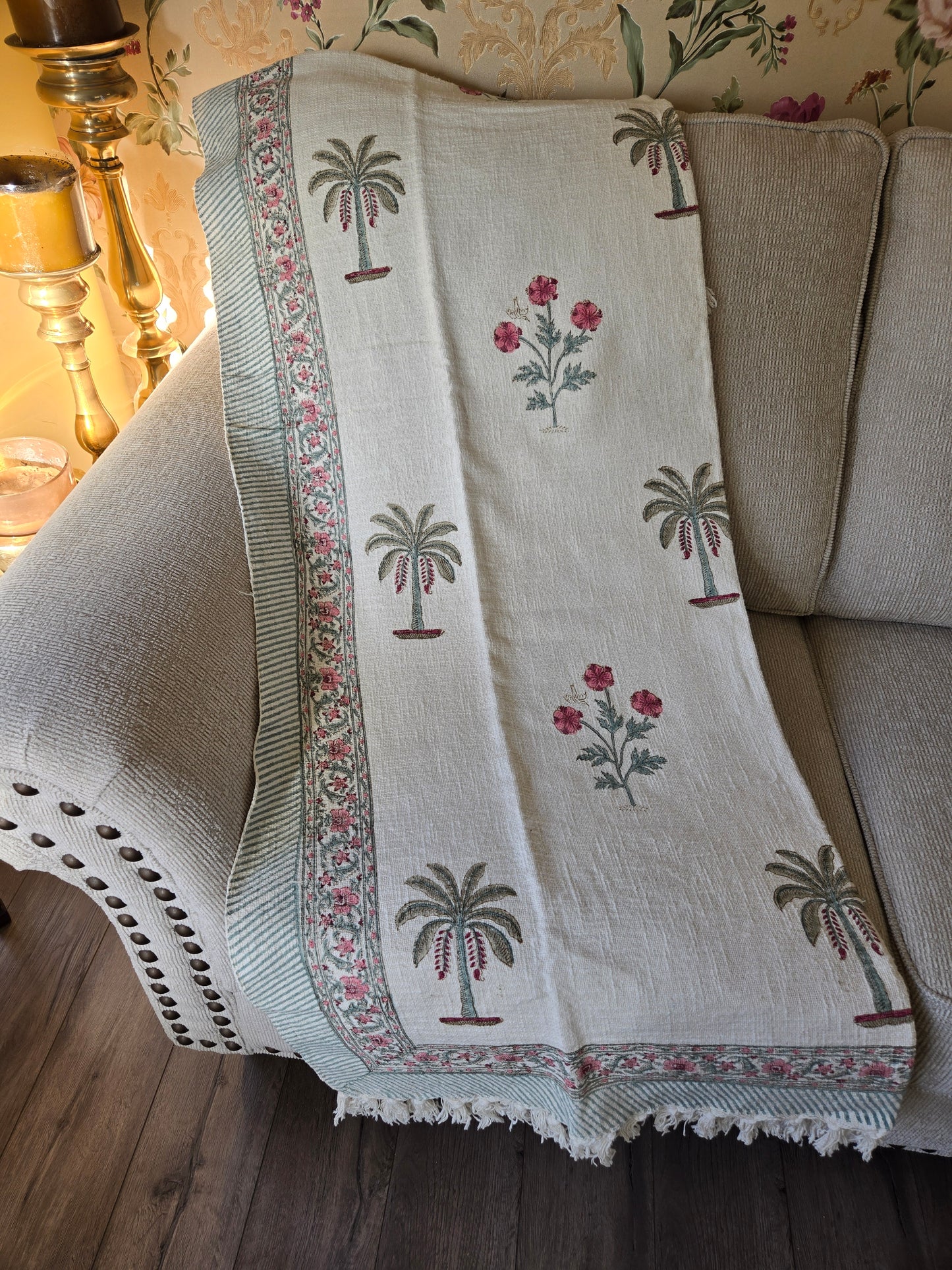 Palm Blossom Throw
