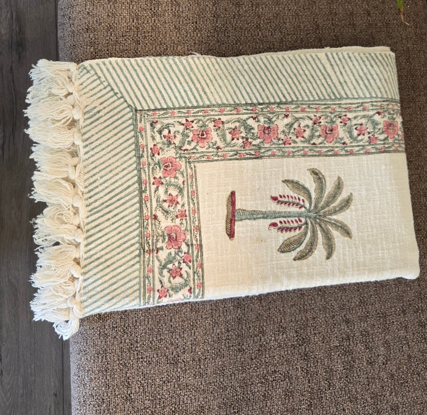 Palm Blossom Throw