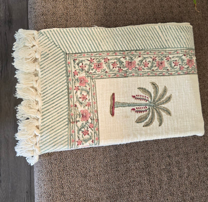 Palm Blossom Throw