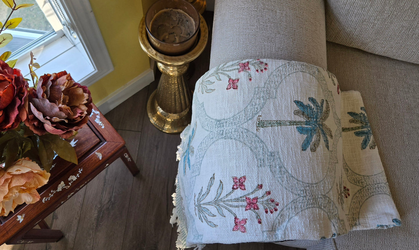 Tropical Bloom Throw