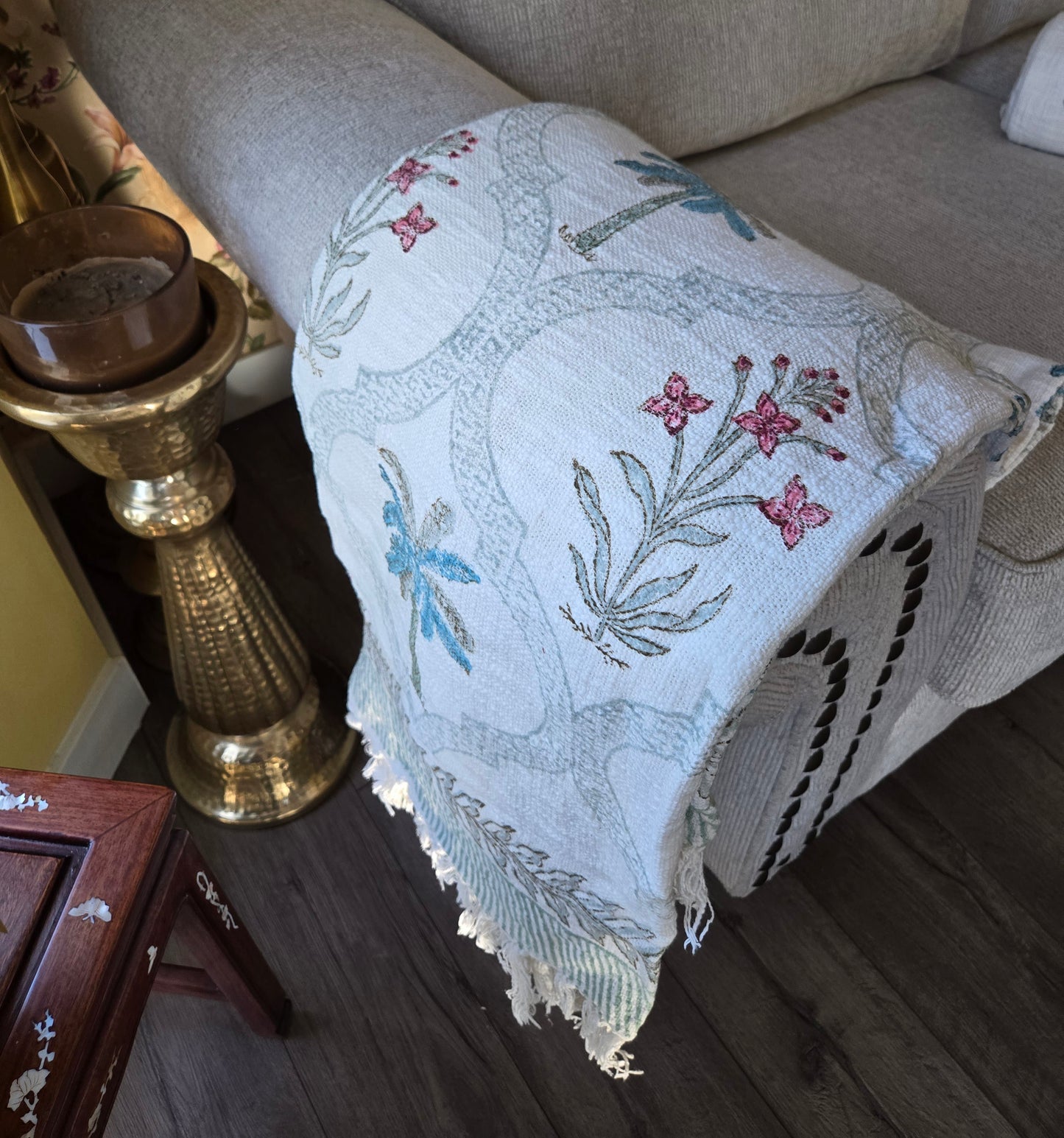 Tropical Bloom Throw