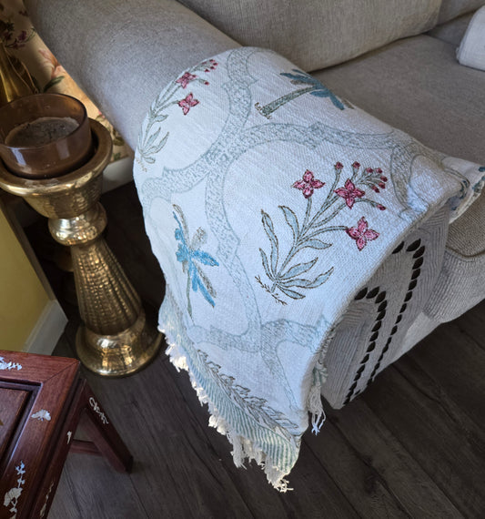 Tropical Bloom Throw