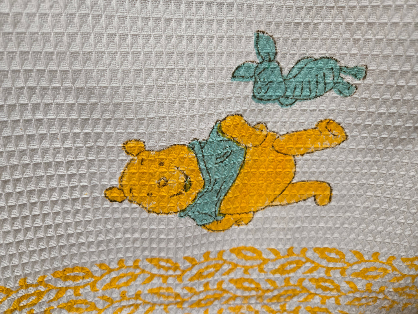 Kids Waffle Cotton Towel - Pooh & Piglet