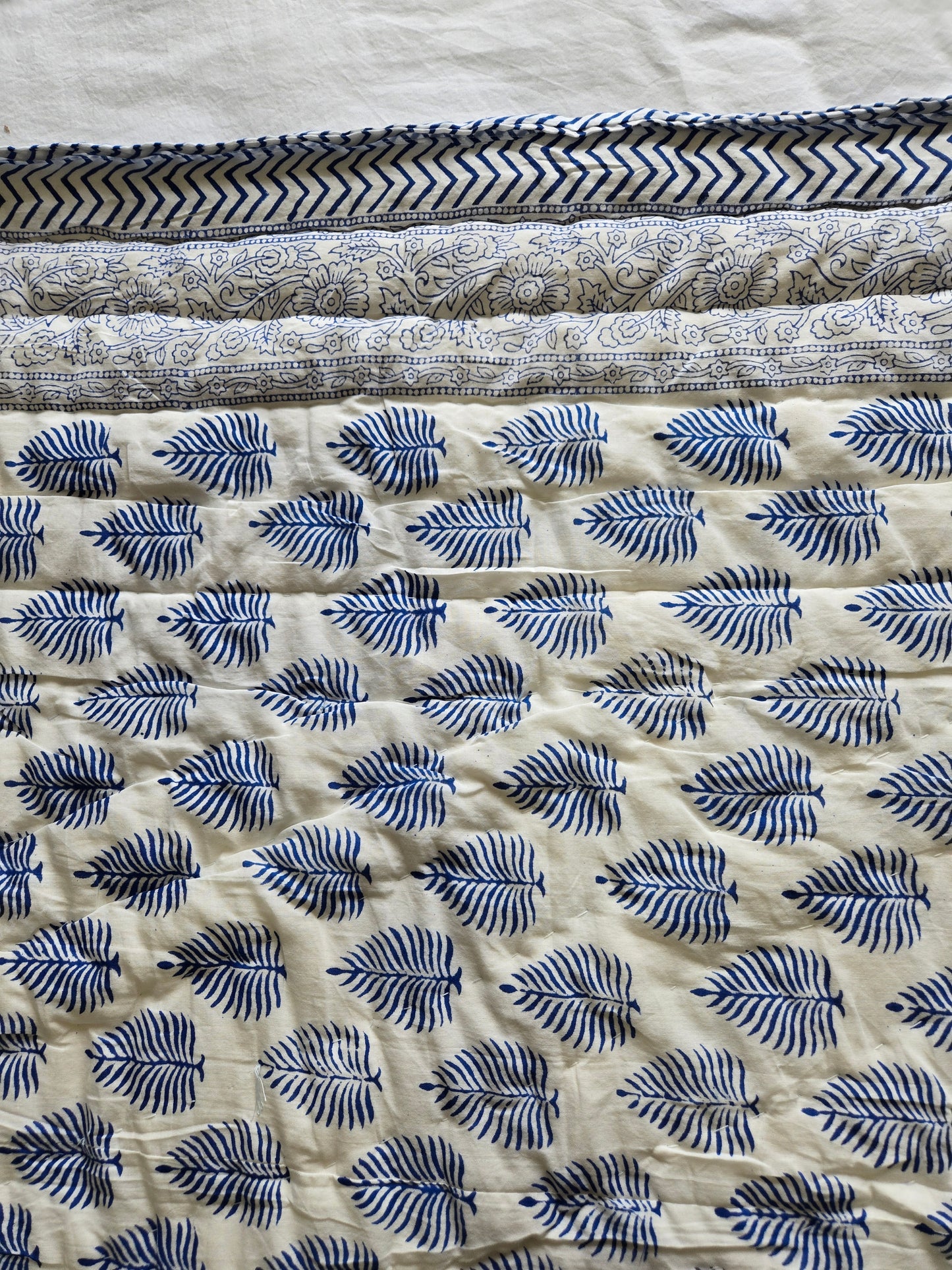 Indigo Grove Quilt - Twin Size