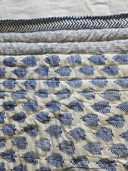 Indigo Grove Quilt - Twin Size