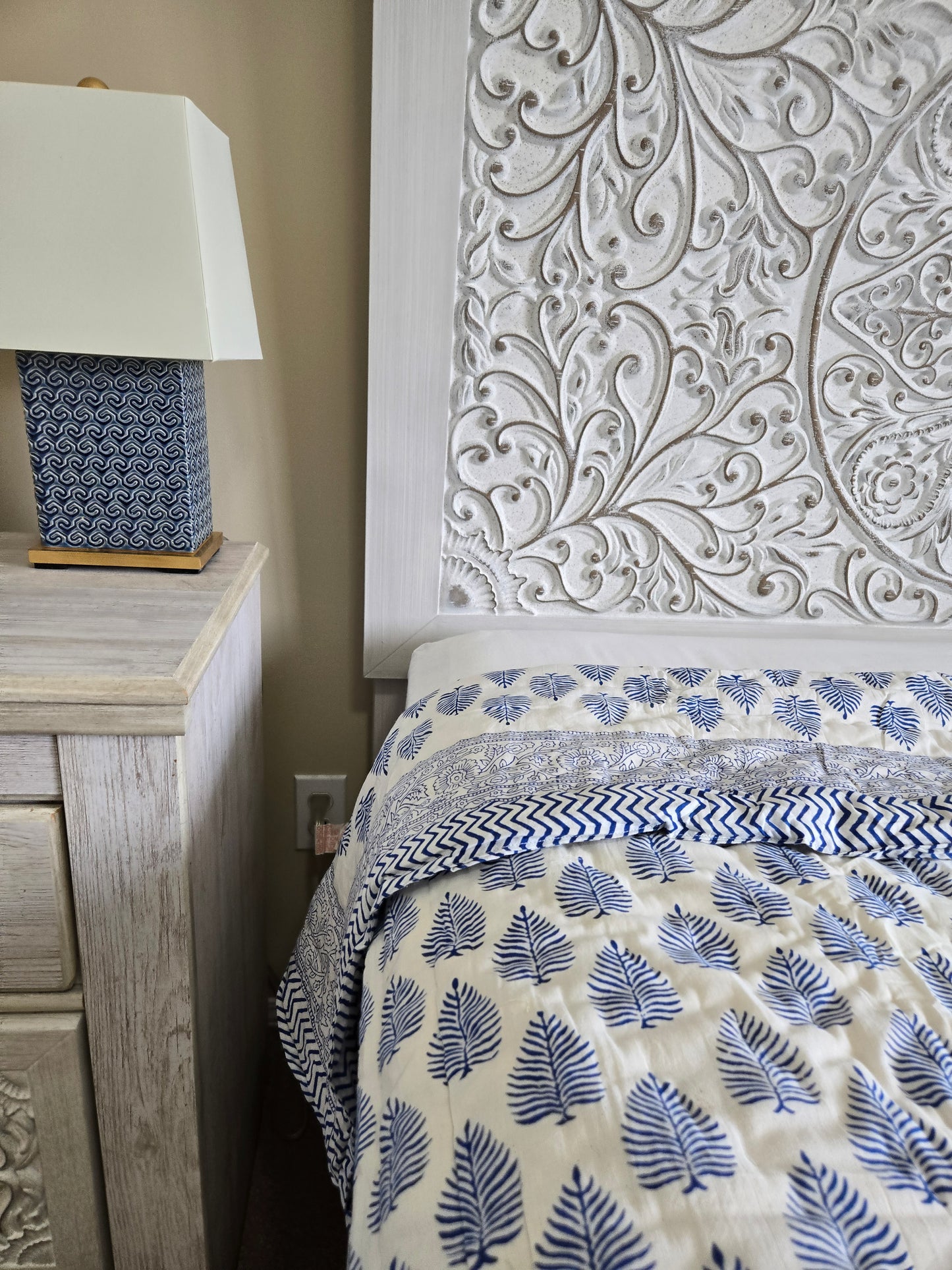 Indigo Grove Quilt - Twin Size