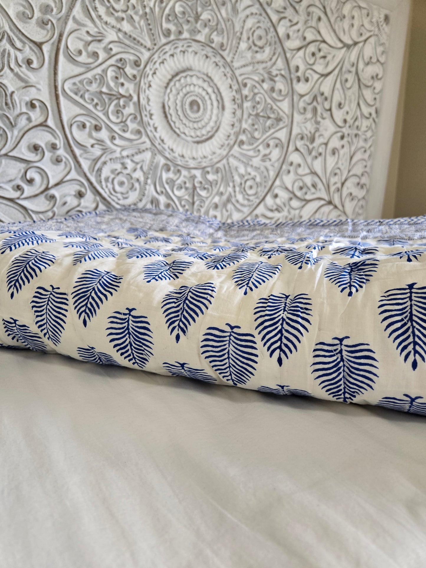 Indigo Grove Quilt - Twin Size