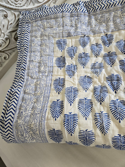 Indigo Grove Quilt - Twin Size