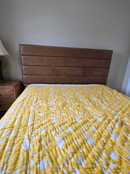 Sunkissed Meadow Reversible Quilt  - Queen Size