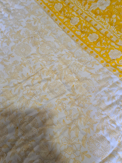 Sunkissed Meadow Reversible Quilt  - Queen Size