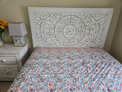 Garden Reverie - King Size Reversible Quilt