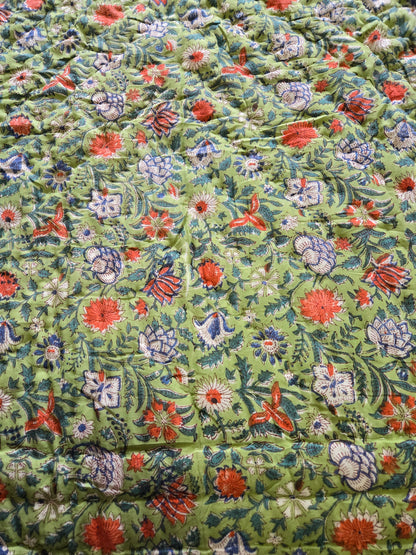 Garden Reverie - King Size Reversible Quilt