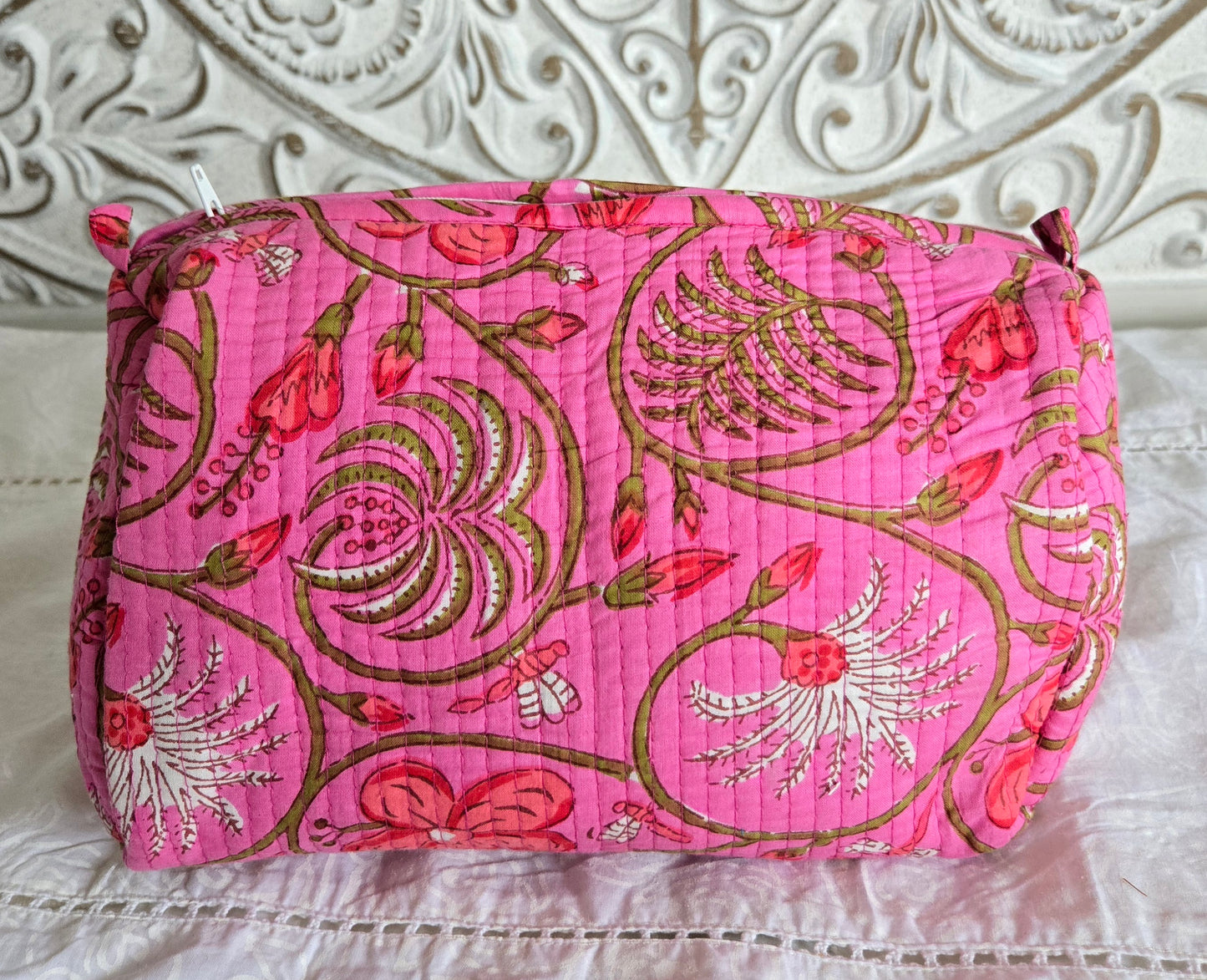 Rani Garden Quilted Pouch Set