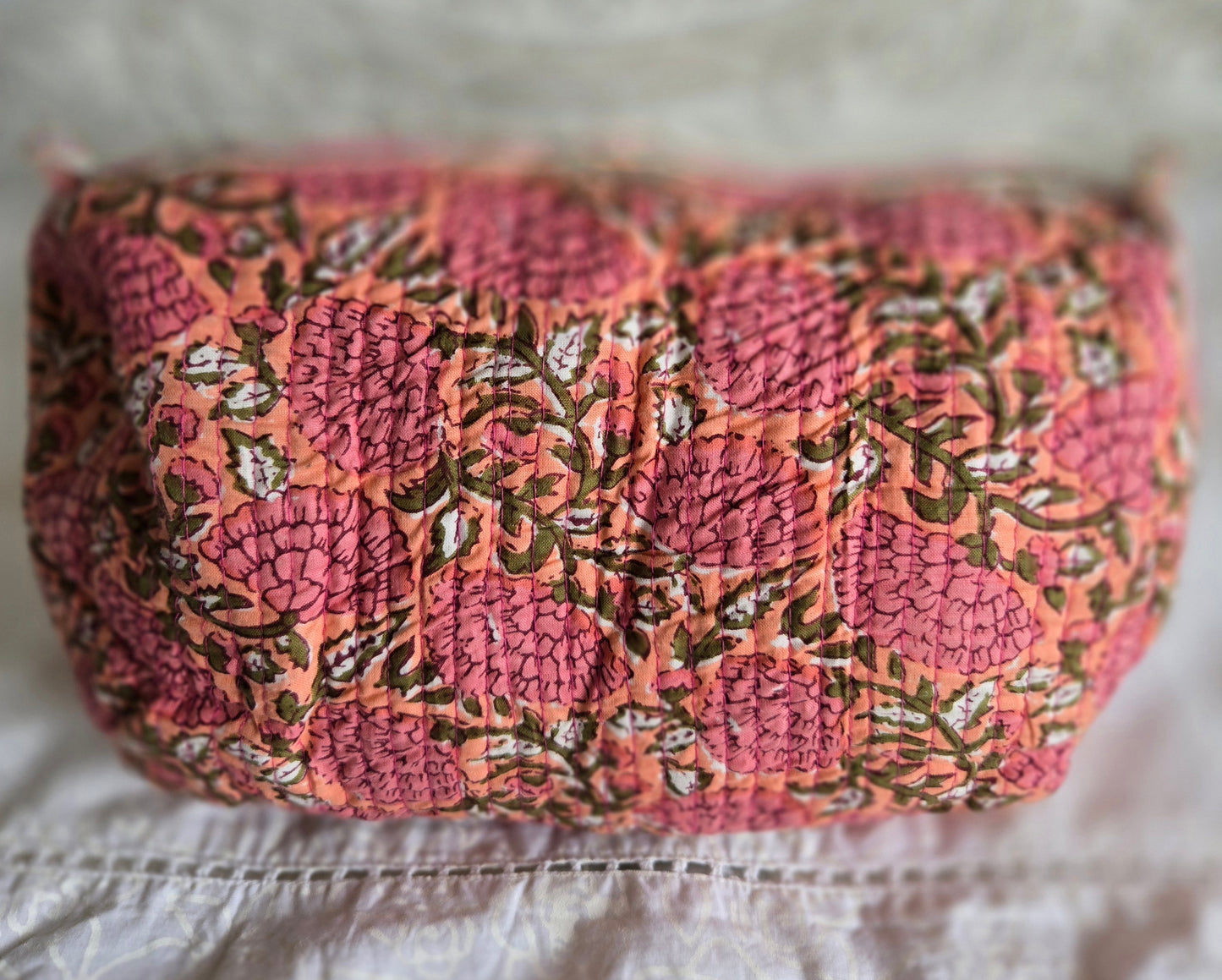 Marigold Meadow Quilted Pouch Set