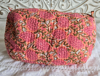 Marigold Meadow Quilted Pouch Set