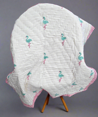 Flamingo Parade Reversible Quilts