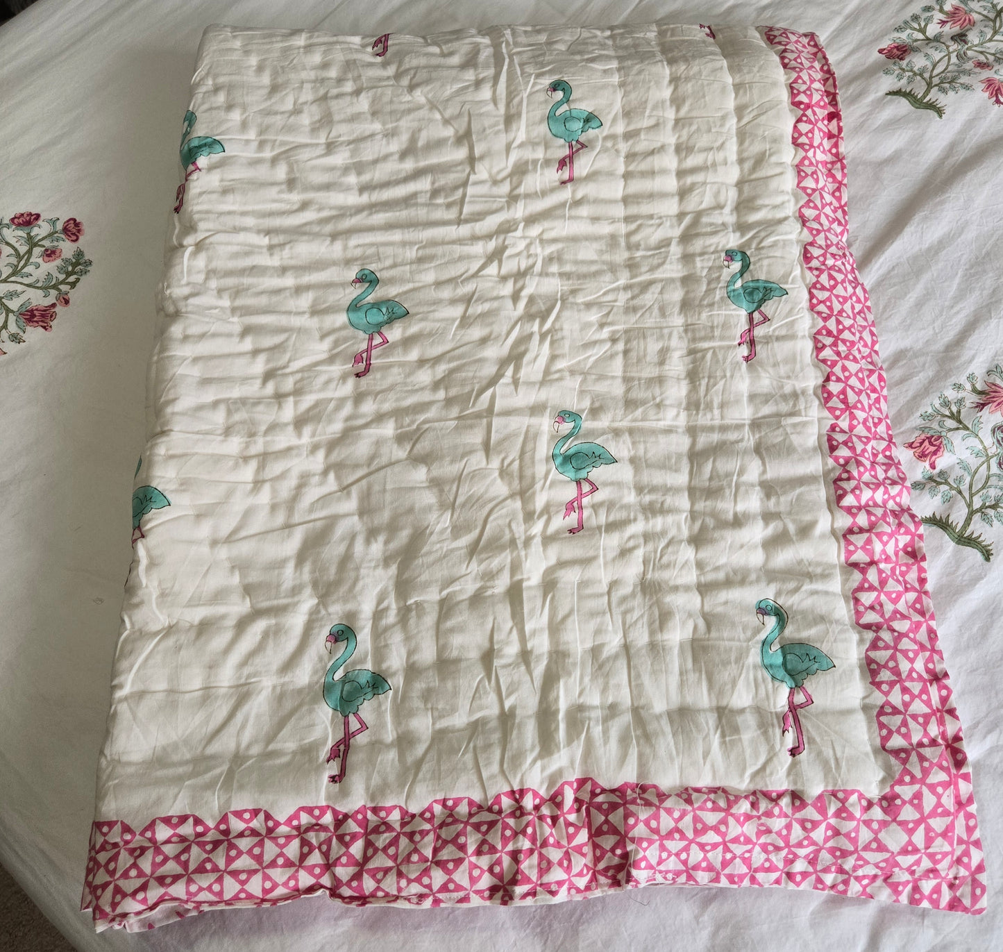 Flamingo Parade Reversible Quilts