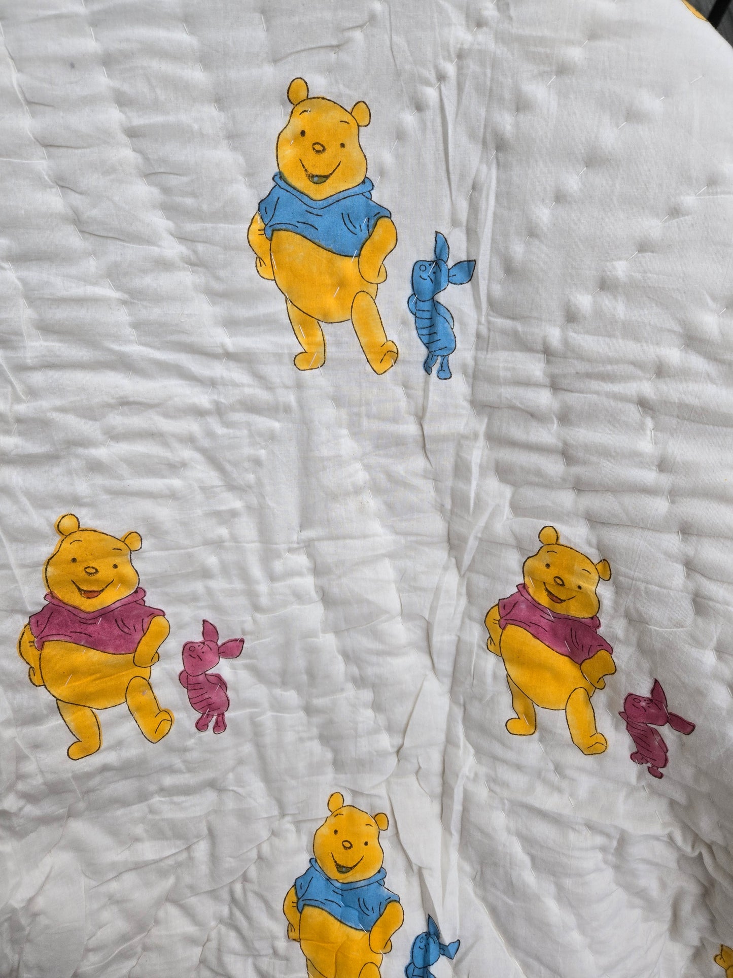 Winnie & Piglet Reversible Quilt