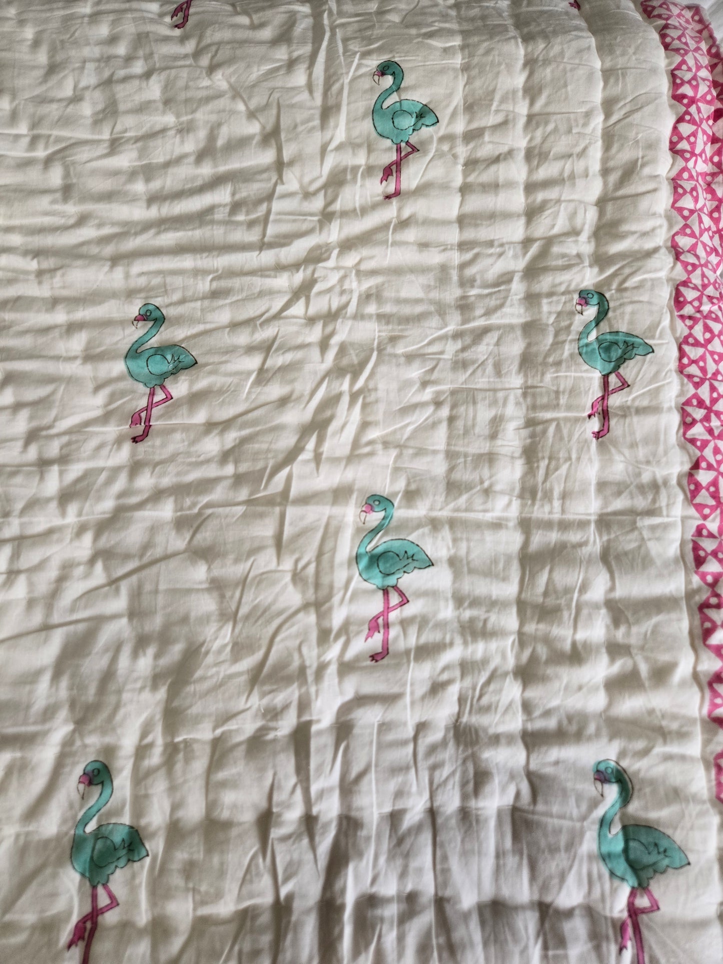 Flamingo Parade Reversible Quilts